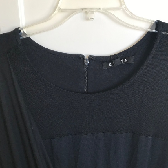 REBEL WILSON X ANGELS Surplice Wrap Mesh Sleeve Midi Dress Women’s Plus Size 3X - Picture 3 of 16